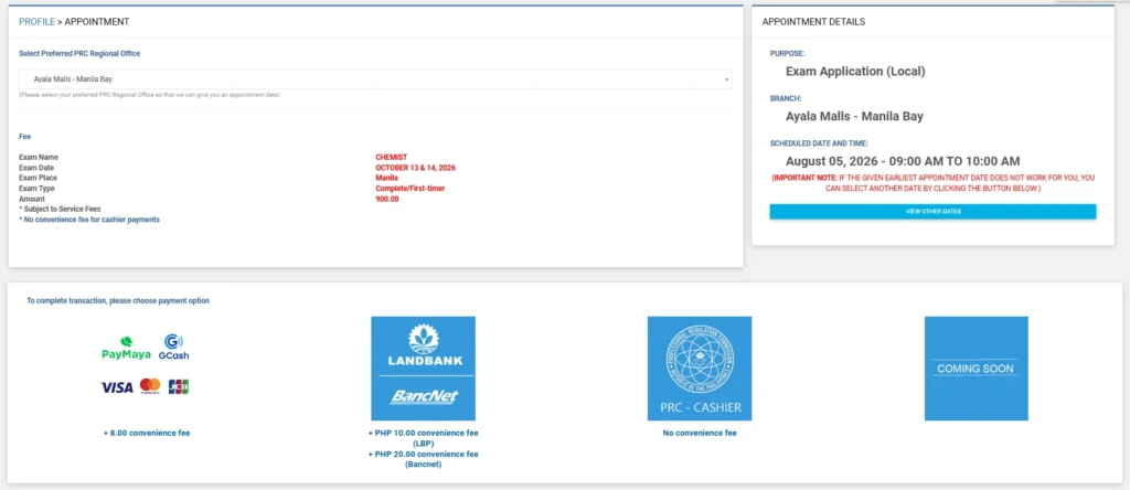leris payment transaction sample