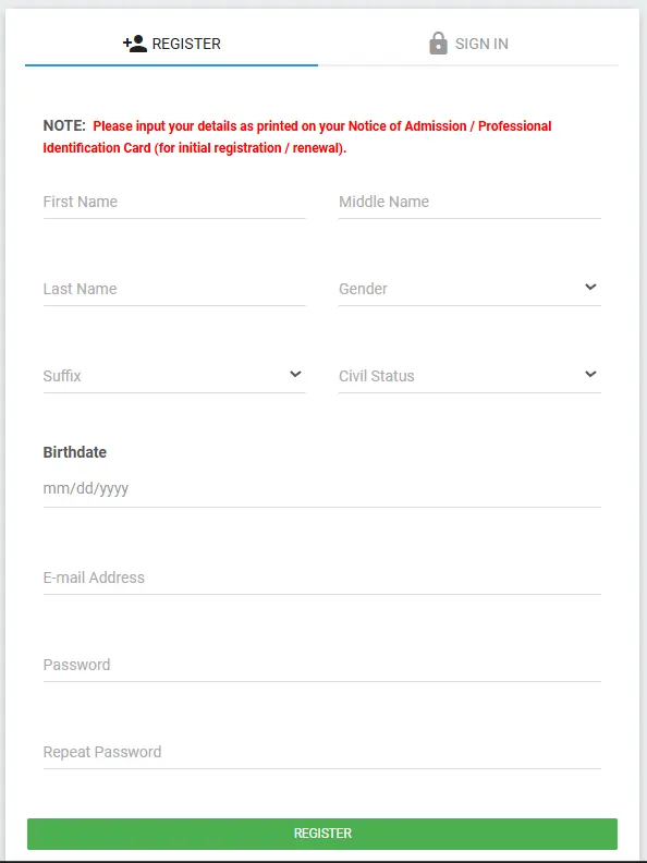 leris register